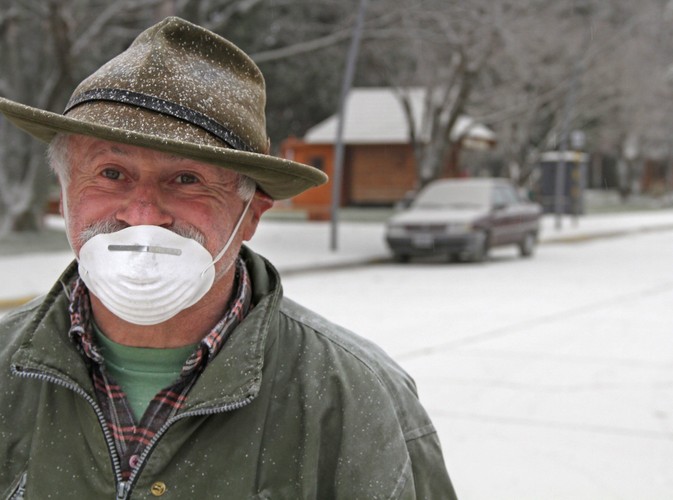 Mieszkaniec miasta San Martin de los Andes w Argentynie