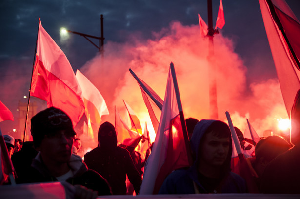 Marsz Niepodległości. Fot. Maciek Suchorabski