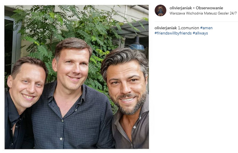 Olivier Janiak na Instagramie