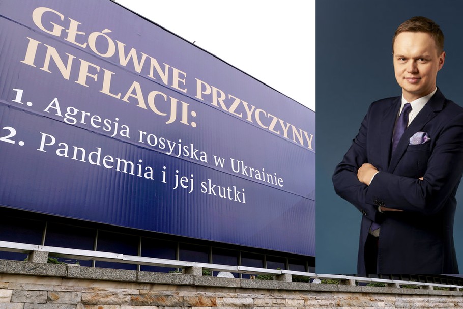 Gdyby prawdą było to, co można przeczytać na budynku NBP o przyczynach wysokiej inflacji w Polsce, nie powinno być z nią problemu na początku 2020 r. A był — przypomina Marcin Zieliński, główny ekonomista FOR