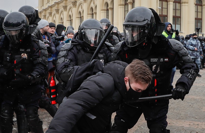 Protesti u Rusiji - Moskva