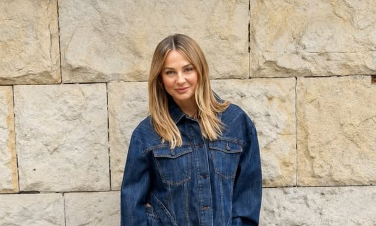 Małgorzata Socha cała w jeansie. Jej prosta stylizacja to perełka