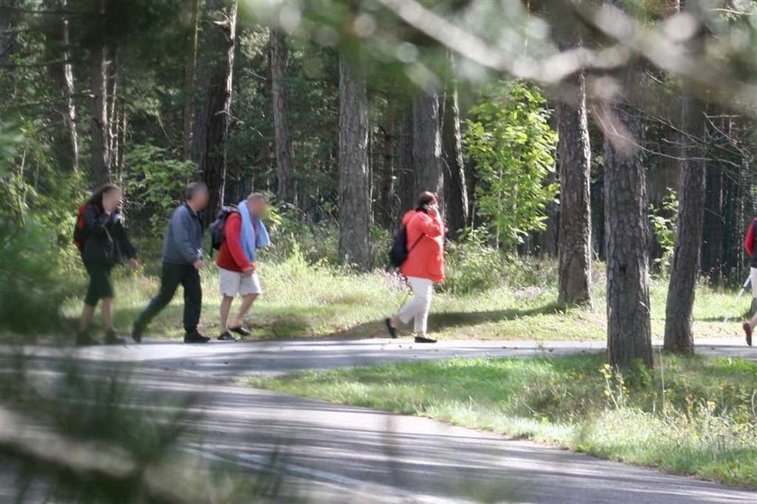 Komorowska kąpie się w Bałtyku