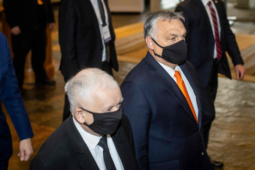 Jarosław Kaczyński i Viktor Orban