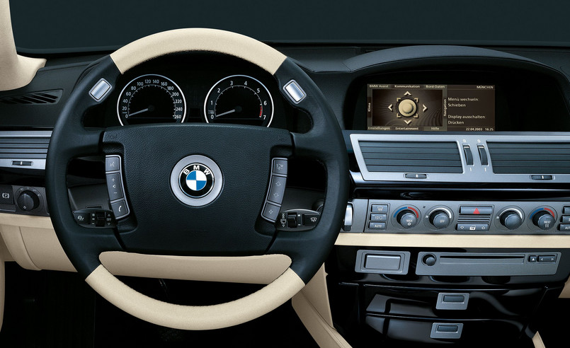 BMW serii 7 (E65): wnętrze