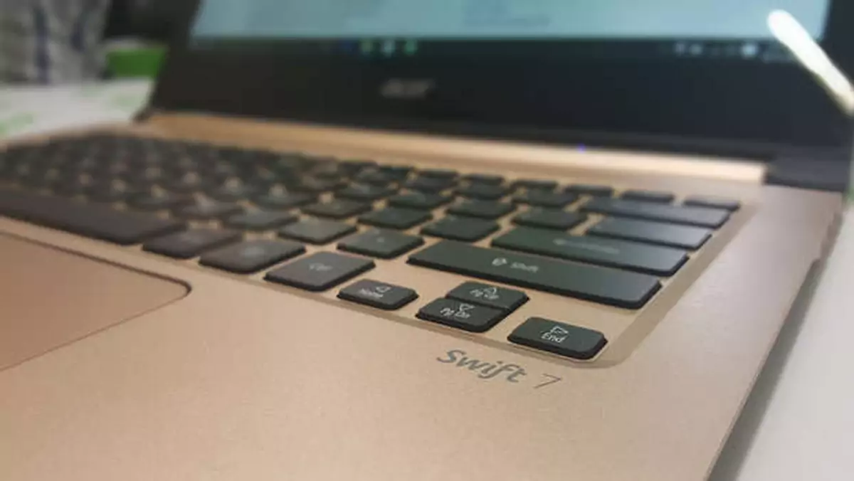 Acer Swift 7 - najcieńszy laptop świata debiutuje w sprzedaży