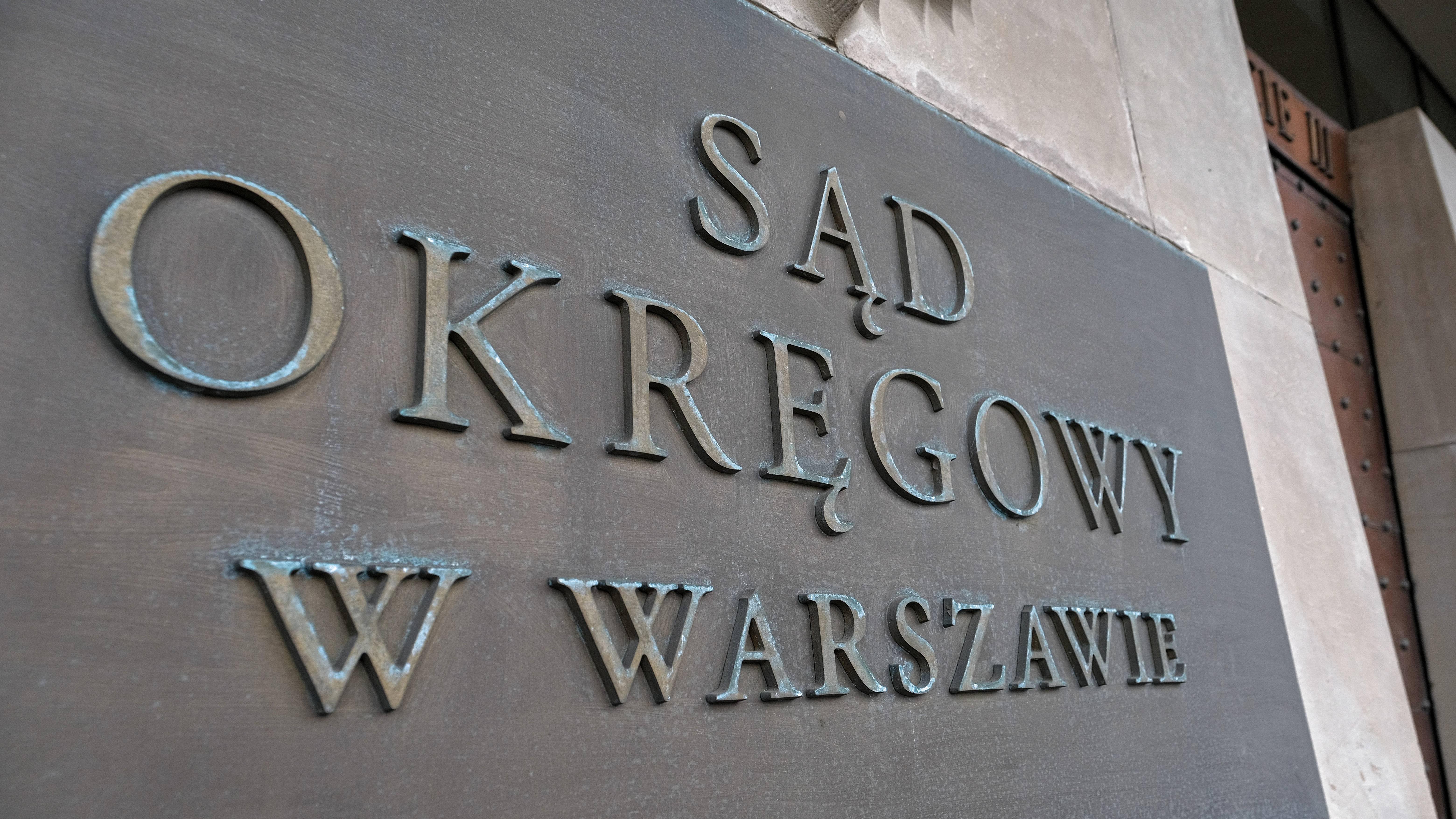 Koronawirus w Polsce. Sąd Okręgowy w Warszawie odwołał ponad 12 tys. spraw  - Wiadomości