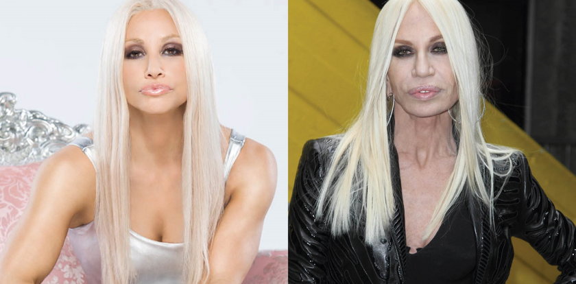 Aktorka zmieniła się w Donatellę Versace