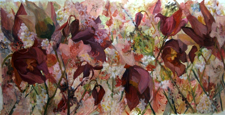 Iz serijala "Pogled iznutra", 100x200cm, ulje na platnu, 2016.