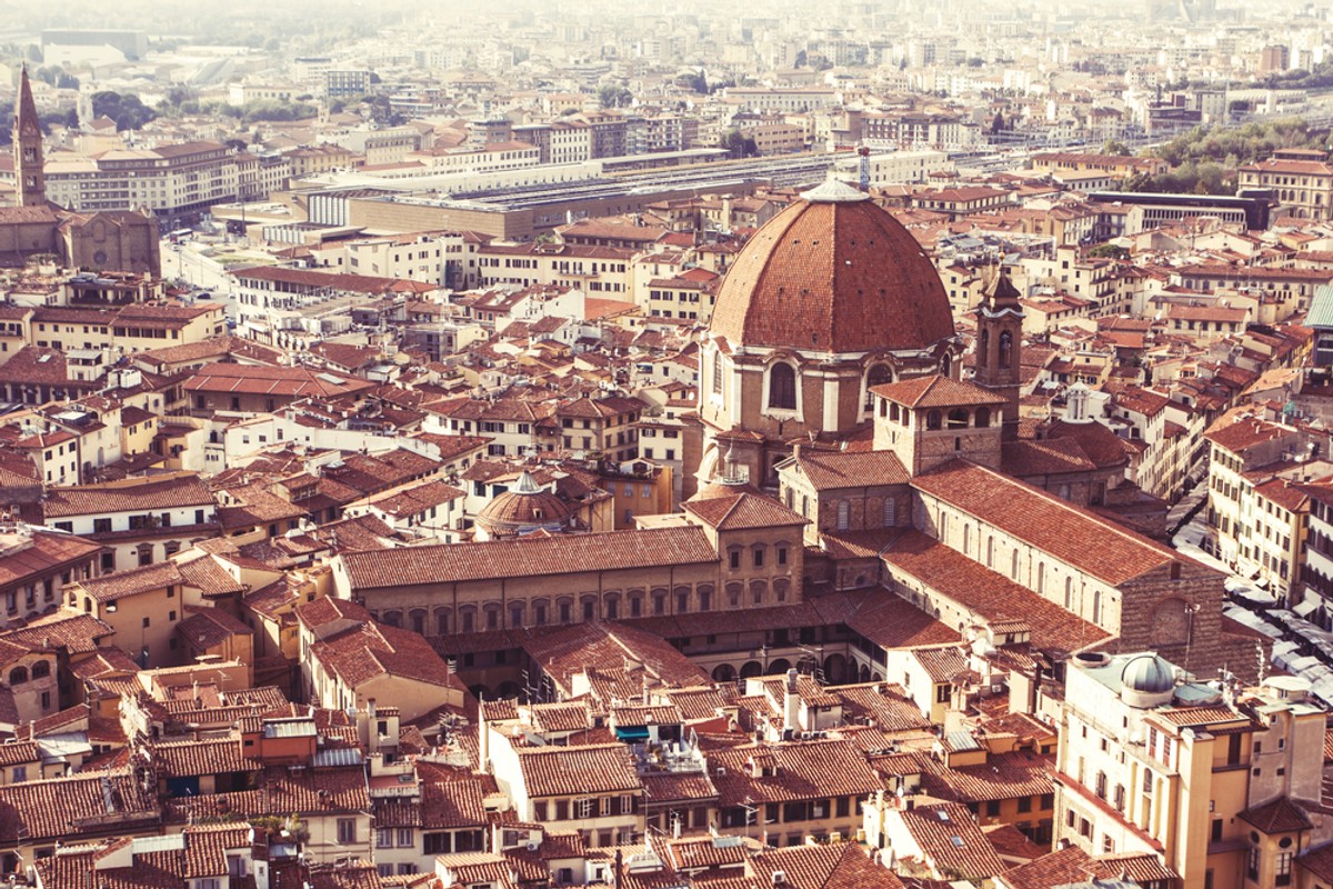 Florencja: widok na Duomo
