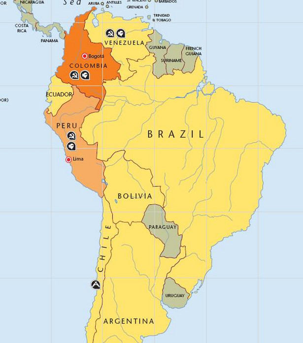 Zagrożenie terroryzmem Ameryka Południowa