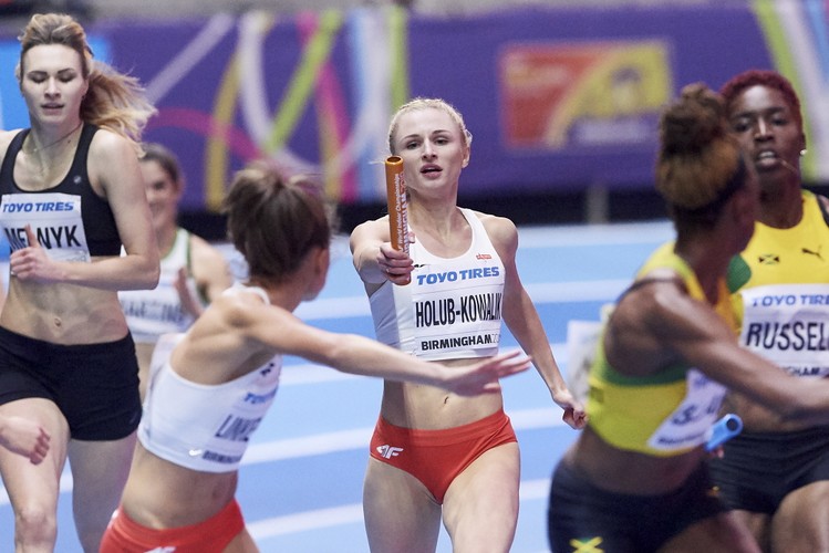 Sztafeta kobiet 4x400 m z rekordem Polski 3.26,09 zdobyła w Birmingham srebrny medal