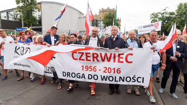 Poznań: manifestacja KOD w 60. rocznicę Czerwca '56