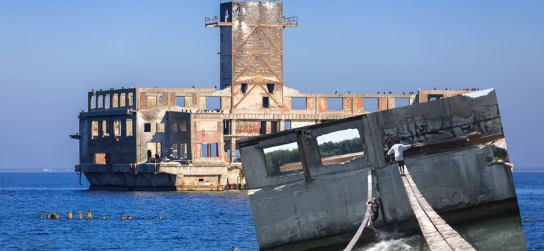 O włos od tragedii w torpedowni w Gdyni. Pod Brytyjczykiem zapadła się kładka. NAGRANIE