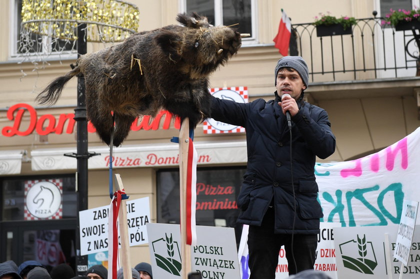 Rolnicy z AGRO Unii zablokowali Nowy Świat