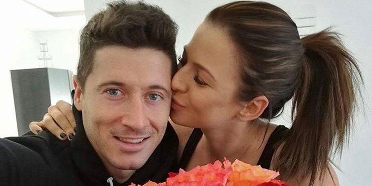 Robert Lewandowski siedzi z Anią zamiast balować z Riberym i Alabą!