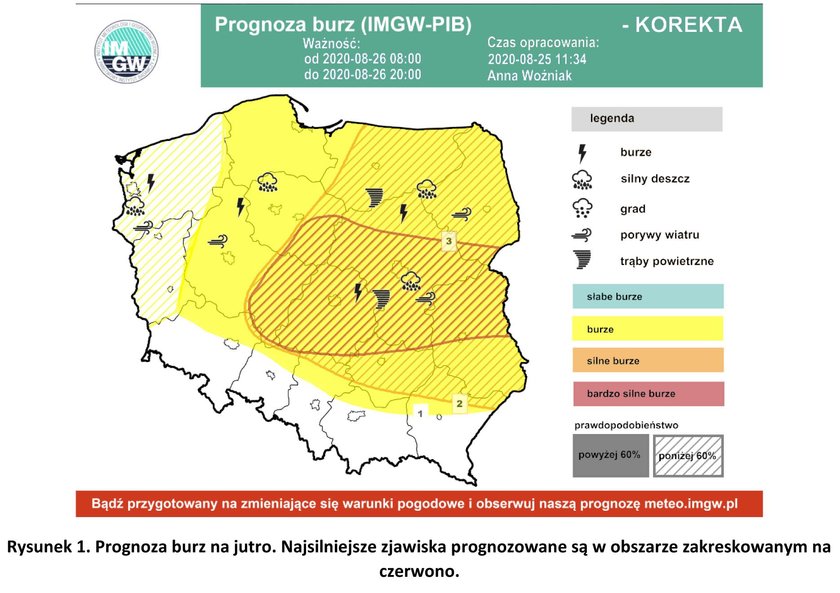 Niebezpieczna pogoda w Polsce