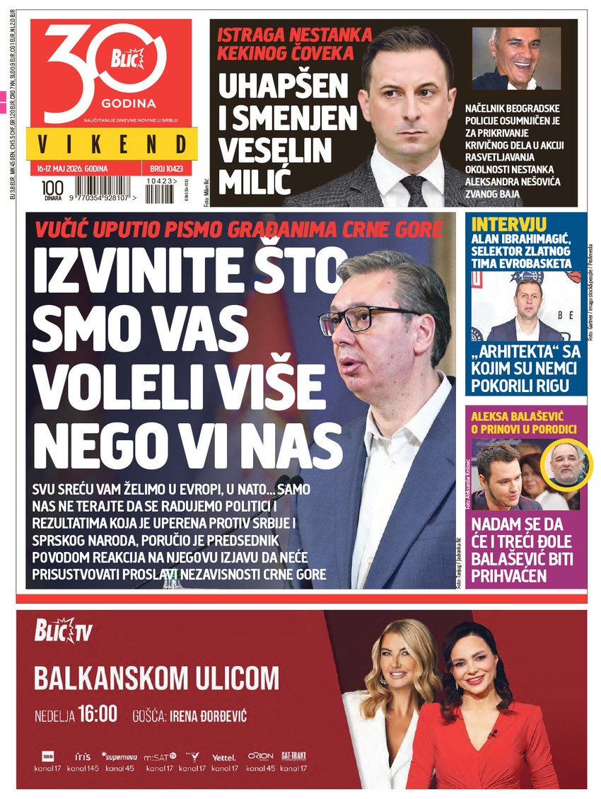 NASLOVNA BLIC