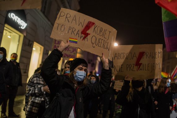 Protesty w Warszawie 29 października