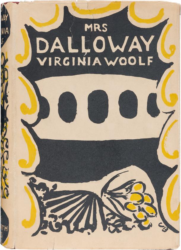 Okładka ,,Mrs Dalloway'' zaprojektowana przez Vanessę Bell