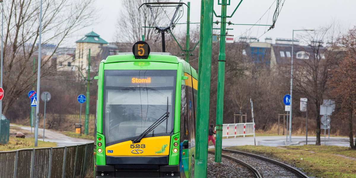 Trasa tramwajowa na Ratajach