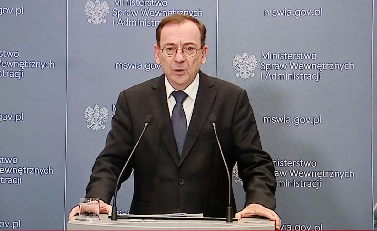 Konferencja Mariusza Kamińskiego