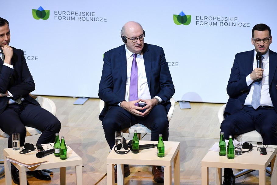 Mateusz Morawiecki, Phil Hogan, Władysław Kosiniak-Kamysz