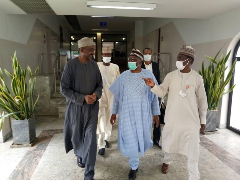 Gambari arrives the villa to take up a new job as Buhari's gatekeeper (Presidency)