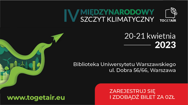 II dzień Szczytu Klimatycznego TOGETAIR - zapraszamy do oglądania LIVE!