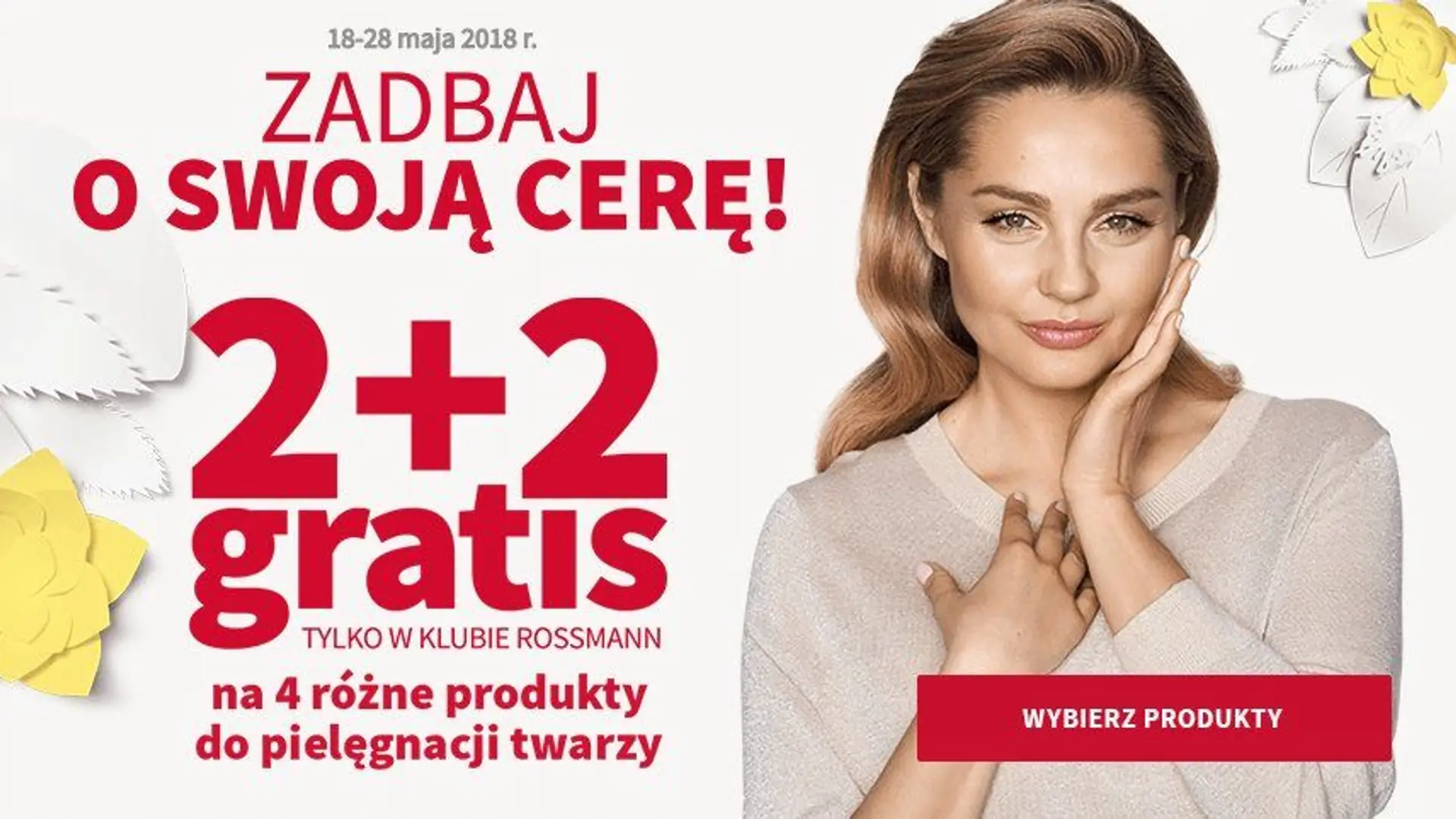 Idealna przed Dniem Matki. Nowa promocja Rossmanna 2+2