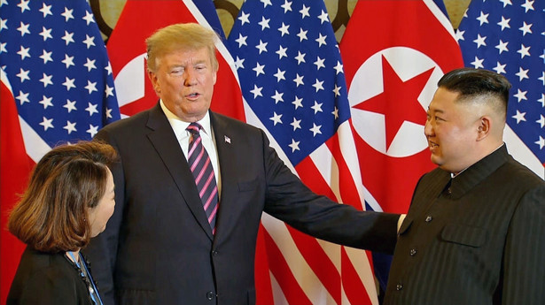 Trump i Kim na szczycie w Hanoi