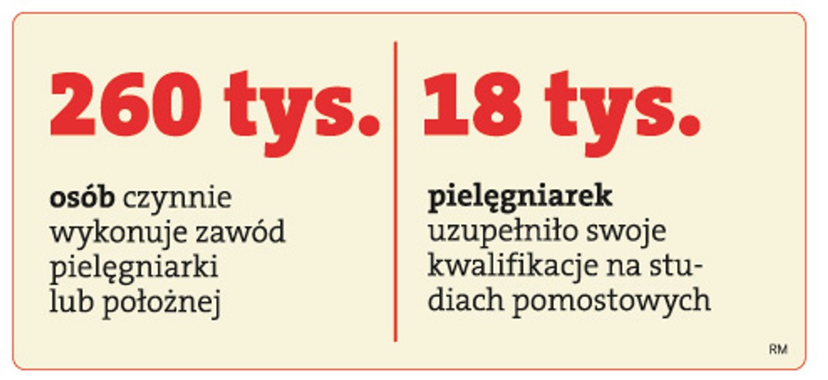 Liczba pielęgniarek i położnych