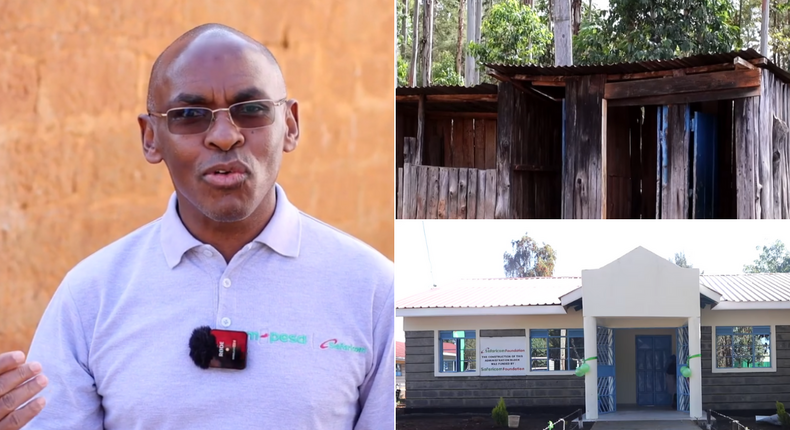 Safaricom CEO Peter Ndegwa renovates his alma mater Ngaindeithia Primary School