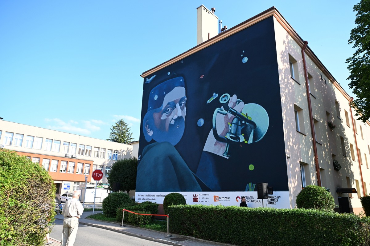Mural Tomasza Stańki