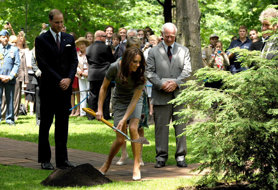 Księżna Catherine wzięła udział w ceremonii sadzenia drzew