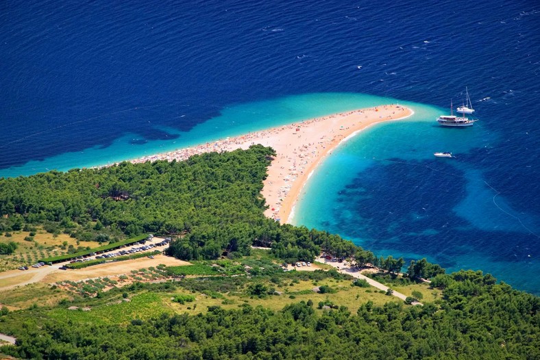 Plaża Zlatni Rat, Bol, Brač