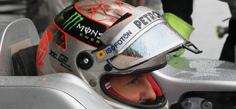 Schumacher w GP Belgii pojedzie w specjalnym platynowym kasku