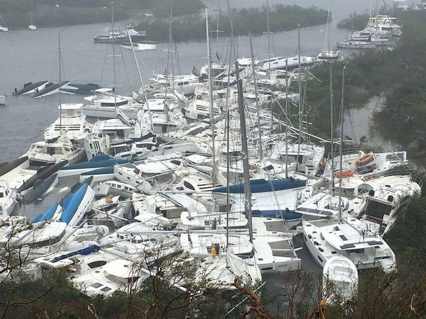 Huragan Irma sieje spustoszenie na terytoriach francuskich w archipelagu Małych Antyli