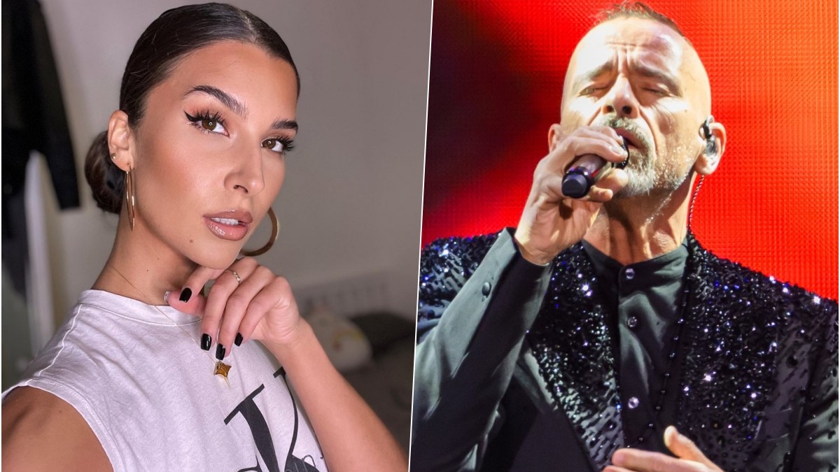 Jennifer Hrušková a Eros Ramazzotti. 