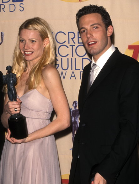 Gwyneth Paltrow i Ben Affleck podczas 5. gali Gildii Aktorów Ekranowych w 1999 r.