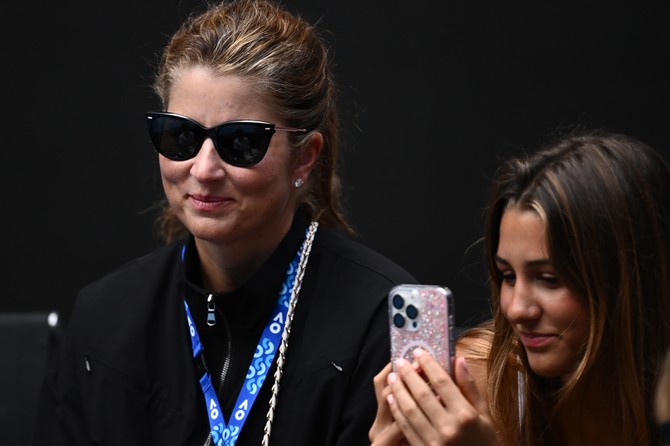 Mirka Federer sa ćerkom