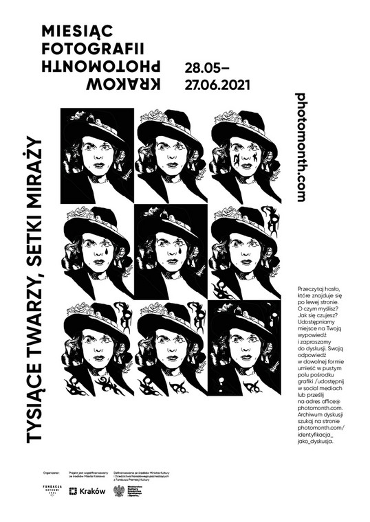 Plakata tegorocznego Miesiąca Fotografii w Krakowie