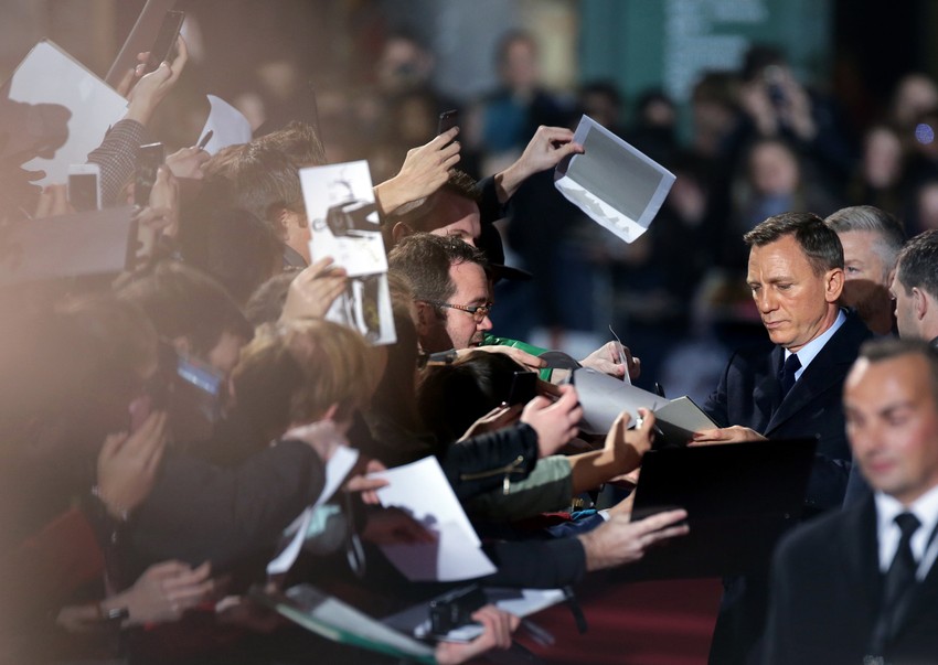 Danijel Krejg među obožavateljima