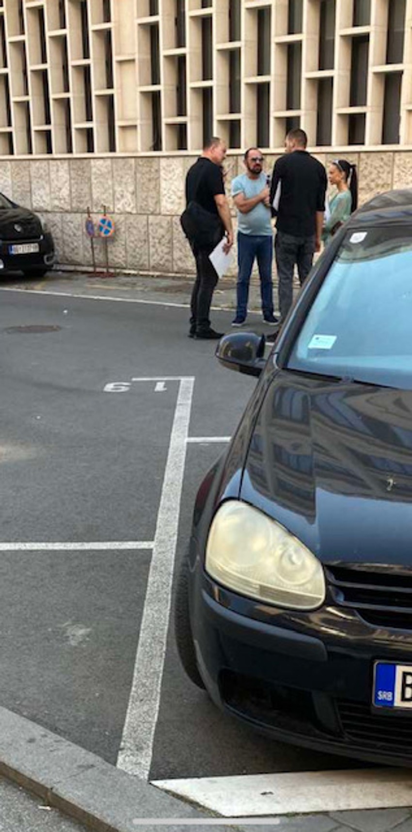 Mile i Elena Kitić ispred suda