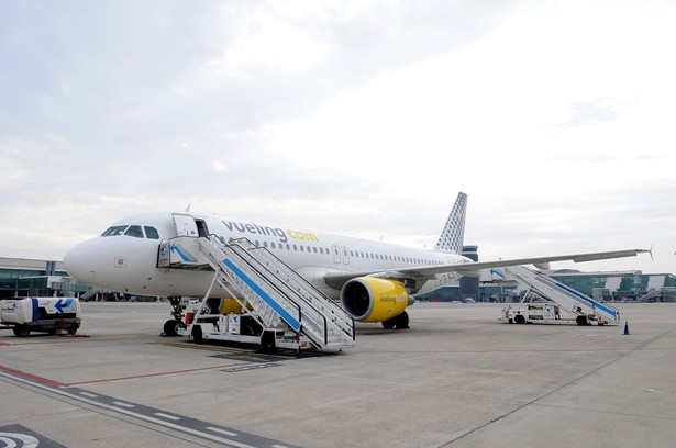 Airbus A320 hiszpańskiej linii lotniczej Vueling.