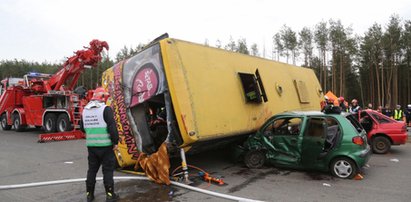 Służby ćwiczyły na obwodnicy Marek