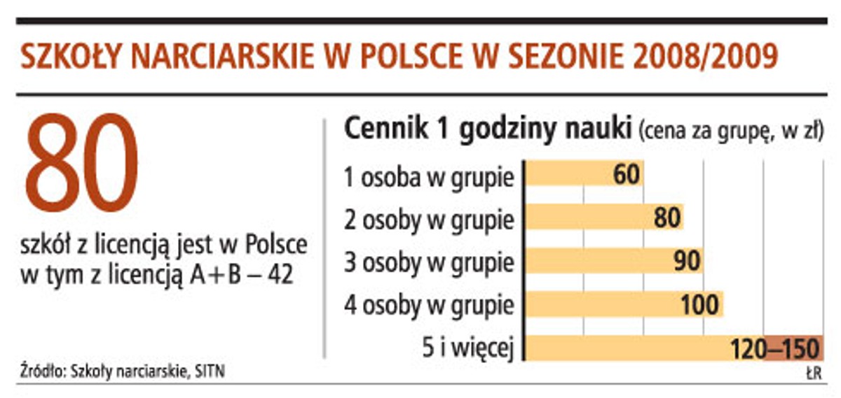 Szkoły narciarskie w Polsce w sezonie 2008/2009
