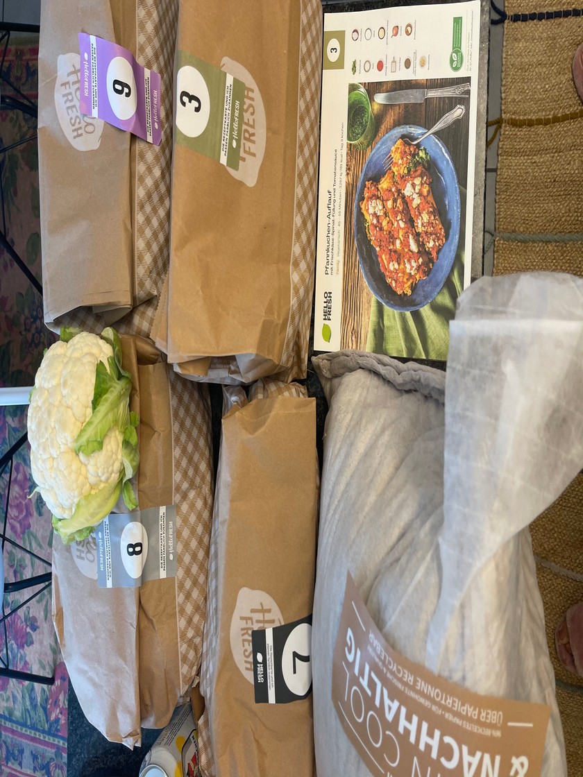 Là aussi, les ingrédients sont bien portionnés et étiquetés. 