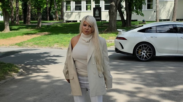 Dara Bubamara na snimanju "Zvezda Granda"