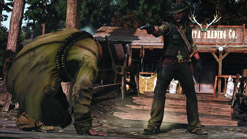 Kadr z gry "Red Dead Redemption"